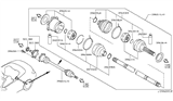 Diagram for 2010 Infiniti M45 Axle Shaft - 39601-EG00A