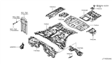 Diagram for Infiniti G37 Floor Pan - 74514-CD034