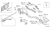 Diagram for Infiniti Q60 Door Handle - 80640-JU50A