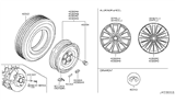 Diagram for Infiniti Lug Nuts - 40224-4HH0A