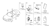 Diagram for Infiniti Q60 Air Bag Sensor - K8830-JJ50A