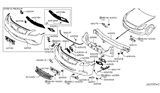 Diagram for Infiniti Bumper - 62022-1NL0H
