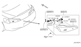 Diagram for 2011 Infiniti G37 Back Up Light - 26550-JJ51D