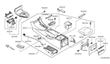 Diagram for 2013 Infiniti G37 Cup Holder - 68430-1NF2A