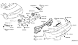 Diagram for 2015 Infiniti Q60 Bumper - 85022-1NK0H