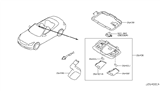 Diagram for Infiniti Q60 Dome Light - 26430-3LW0A