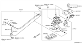 Diagram for Infiniti G37 Shift Knob - 34910-JK13A