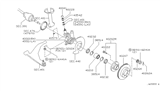 Diagram for 2001 Infiniti G20 Steering Knuckle - 40010-2J500