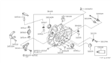 Diagram for Infiniti G20 Clutch Fork - 30537-M8005