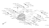 Diagram for Infiniti G20 Automatic Transmission Filter - 31726-3AX00