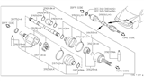 Diagram for 2002 Infiniti G20 Axle Shaft - 39205-7J106