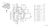Diagram for 2001 Infiniti G20 Valve Body - 31705-3AX14