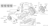 Diagram for Infiniti G20 Piston Ring Set - 12033-2J210