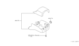 Diagram for 1999 Infiniti G20 Steering Column Cover - 48474-7J100