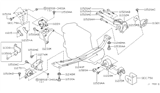 Diagram for 2001 Infiniti G20 Transfer Case Mount - 11220-7J401