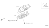 Diagram for 2000 Infiniti G20 Exhaust Heat Shield - 20852-7J100