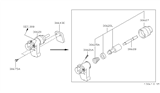 Diagram for Infiniti Clutch Slave Cylinder - 30621-0W025