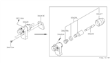 Diagram for 2001 Infiniti G20 Clutch Slave Repair Kit - 30621-0W025