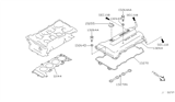 Diagram for 1999 Infiniti G20 Oil Filler Cap - 15255-1P102