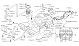 Diagram for Infiniti G20 Fuel Pump - 17042-7J161