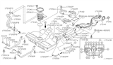 Diagram for Infiniti I30 Fuel Filler Hose - 17228-2L900