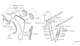 Diagram for Infiniti G20 Timing Chain Guide - 13085-1N501