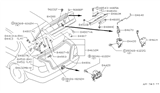 Diagram for 1999 Infiniti I30 Trunk Latch - 84630-40U02