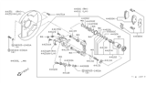 Diagram for 2000 Infiniti G20 Brake Caliper - 44001-6J002