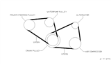 Diagram for Infiniti G20 Drive Belt - 11950-53J20