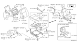 Diagram for 1999 Infiniti G20 Seat Cover - 87620-6J805