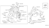 Diagram for 2001 Infiniti G20 Armrest - 88700-7J120