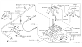 Diagram for 2000 Infiniti G20 Shift Knob - 34910-7J100