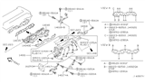 Diagram for Infiniti G20 Intake Manifold - 14040-5U000