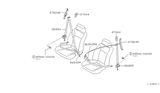 Diagram for Infiniti G20 Seat Belt - 86885-7J100