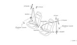 Diagram for 2001 Infiniti G20 Seat Belt - 86885-7J100