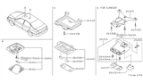 Diagram for Infiniti G20 Interior Light Bulb - 26411-5L300