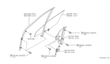 Diagram for 2002 Infiniti G20 Window Motor - 80730-3J105