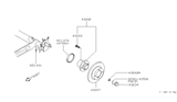 Diagram for Infiniti G20 Wheel Bearing - 43200-6J000