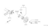 Diagram for 1999 Infiniti G20 Brake Disc - 43206-9E601