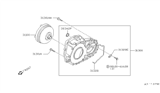 Diagram for 2000 Infiniti G20 Torque Converter - 31100-3AX05