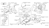 Diagram for 2002 Infiniti G20 Seat Cover - 87670-6J805