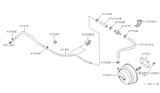 Diagram for Infiniti G20 Brake Booster - 47210-7J100