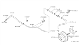 Diagram for 1999 Infiniti G20 Brake Booster - 47210-7J100