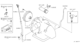 Diagram for Infiniti G20 Dipstick - 31086-WA010