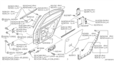 Diagram for 2002 Infiniti I35 Door Hinge - 82420-2J000