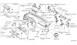 Diagram for 2002 Infiniti G20 Glove Box - 68500-7J105