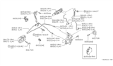 Diagram for 1998 Infiniti Q45 Door Latch Assembly - 80552-5P013