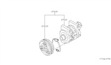 Diagram for 2001 Infiniti G20 A/C Compressor - 92600-7J110