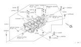 Diagram for 2002 Infiniti G20 Cylinder Head - 11040-2J220