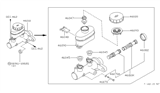 Diagram for 2001 Infiniti I30 Master Cylinder Repair Kit - 46011-9M225